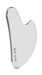 Buy now Kitsch Stainless Steel Gua Sha Facial Tools - Guasha Tool for Face, Face Sculpting Tool, Jawline Shaper, Double Chin Reducer, Body Gua Sha Tools, Lymphatic Drainage Massager, Facial Skin Care - Silver at indiglob india