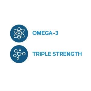 Buy now GNC Triple Strength Fish Oil Omega 3 Supplement, 1000mg EPA and DHA, Supports Heart, Brain, Skin, Eye and Joint Health, 210 Softgels at indiglob india