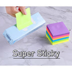 Colorful sticky notes ideal for organization and reminders. Perfect for daily use, available at Curat Cart.