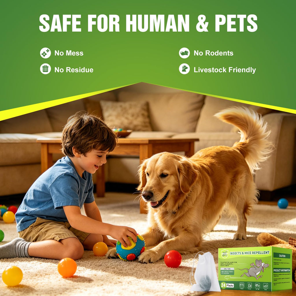 Natural Peppermint Oil Rodent Repeller by Curat Cart, 100% authentic, safe for humans and pets, available in India.