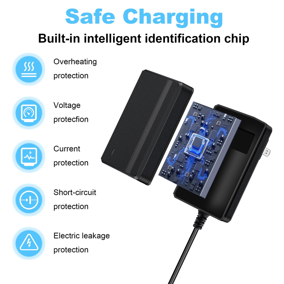 Ensure safe charging with the Razor Electric Scooter Charger, featuring intelligent protection. Perfect for daily use at Curat Cart.