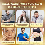 Discover how Black Walnut Wormwood Clove Cleanse supports detoxification for various health needs. Perfect for daily use at Curat Cart.