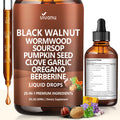 Experience the power of Black Walnut Wormwood Clove Cleanse with premium liquid drops from Curat Cart, ideal for your wellness routine.