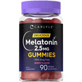 Carlyle Melatonin 2.5 mg Gummies | 90 Count | Berry Flavor | Vegan, Non-GMO, Gluten Free Gummy Supplement