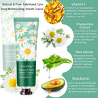 28 pack of chamomile hand lotion, enriched with vitamin E, aloe, and shea butter for deep moisturizing. Order online now!