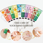 28 pack of hand lotions for women in colorful tubes, featuring diverse scents and designs. Perfect for gifting!