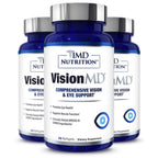 1MD Nutrition VisionMD Eye Vitamin CARMIS - with Lutein & Zeaxanthin | Supports Vision Health, Everyday Eye Strain, & Occasional Dry Eye | 60 Softgels (2-Pack)