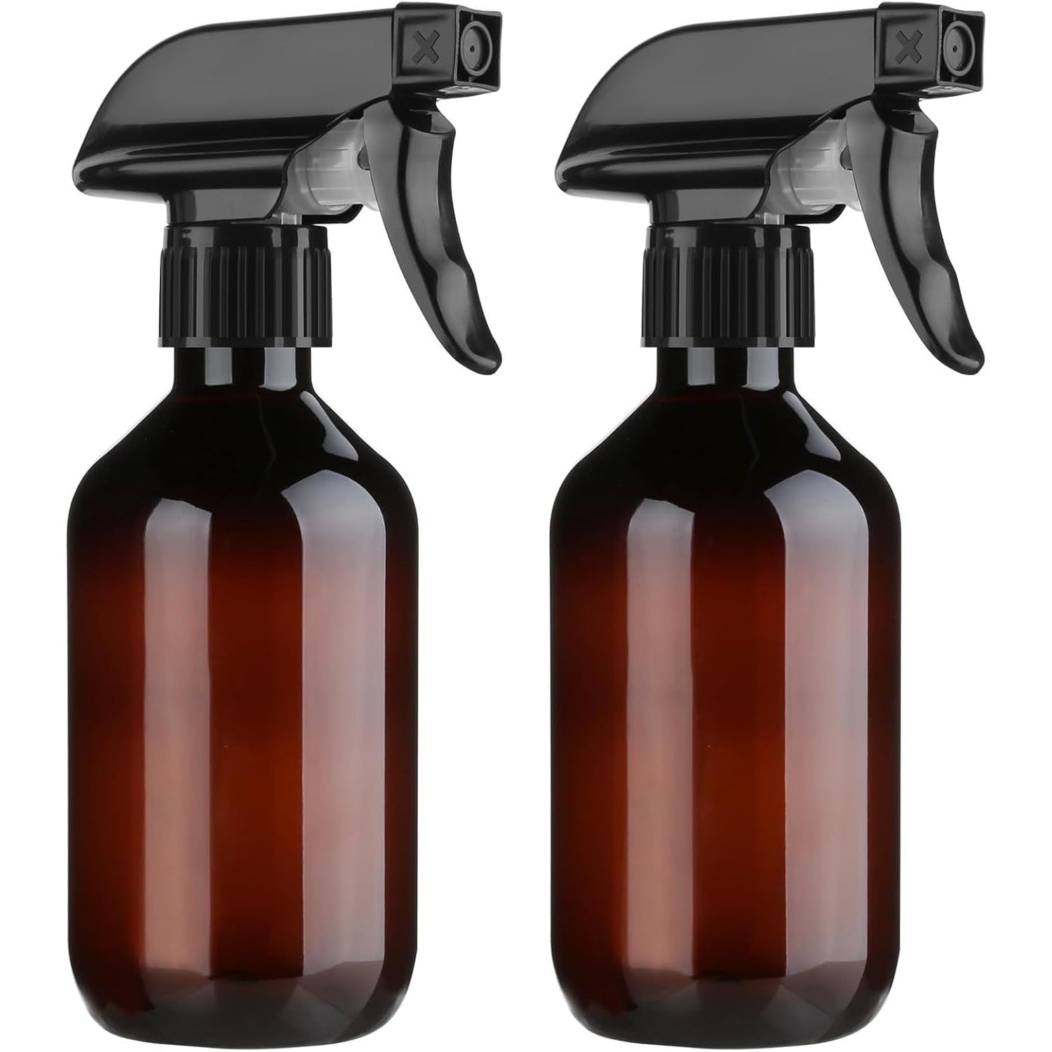 2 Pack Leakproof Spray Bottles 300ml - Adjustable Nozzle (Mist/Jet), Refillable PET Plastic for Hair, Cleaning, Plants, Travel | BPA-Free, No-Spill Design, Salon & Home Essentials (Clear)