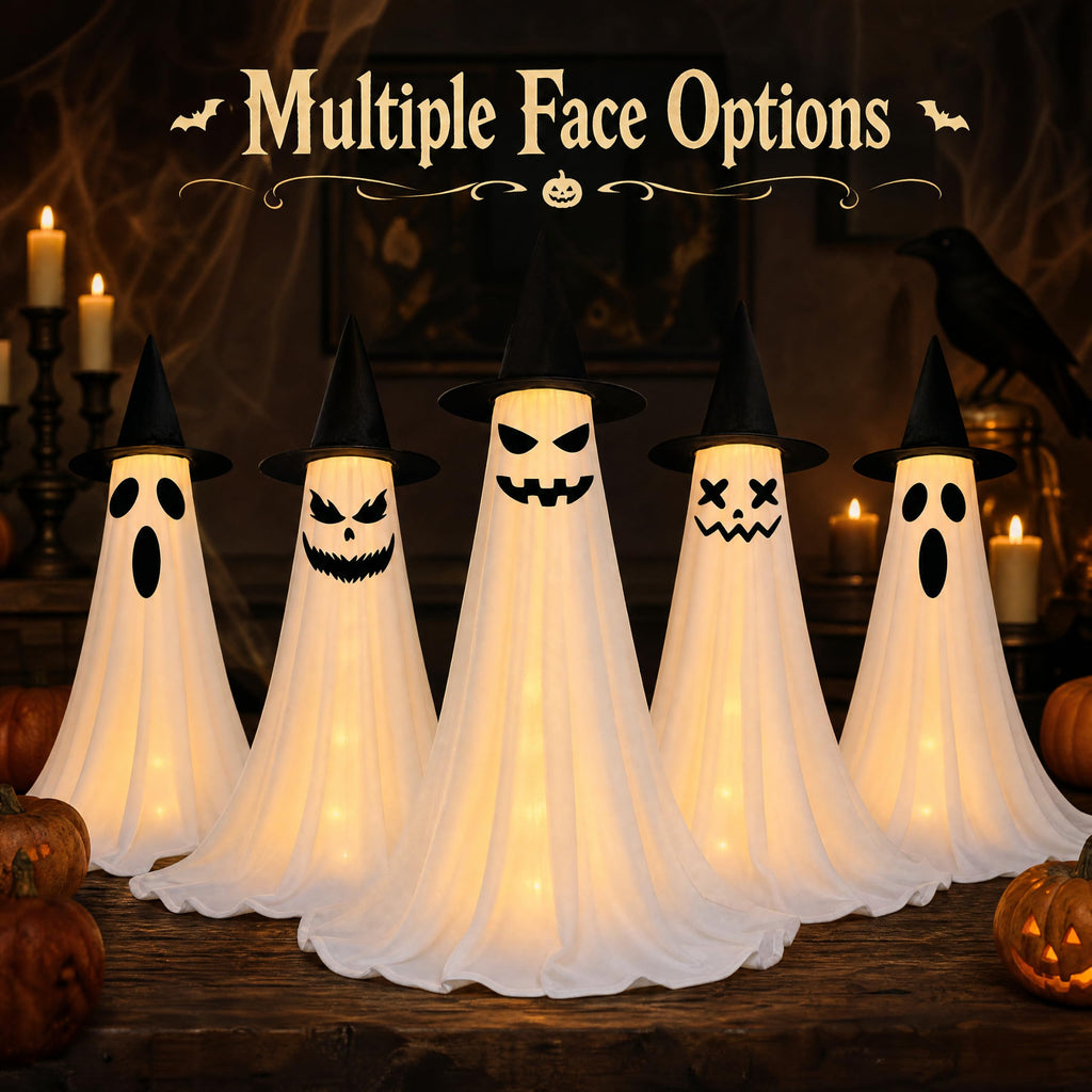 Elevate your Halloween with remote control decorations featuring multiple face options. 100% Authentic, available at Curat Cart.