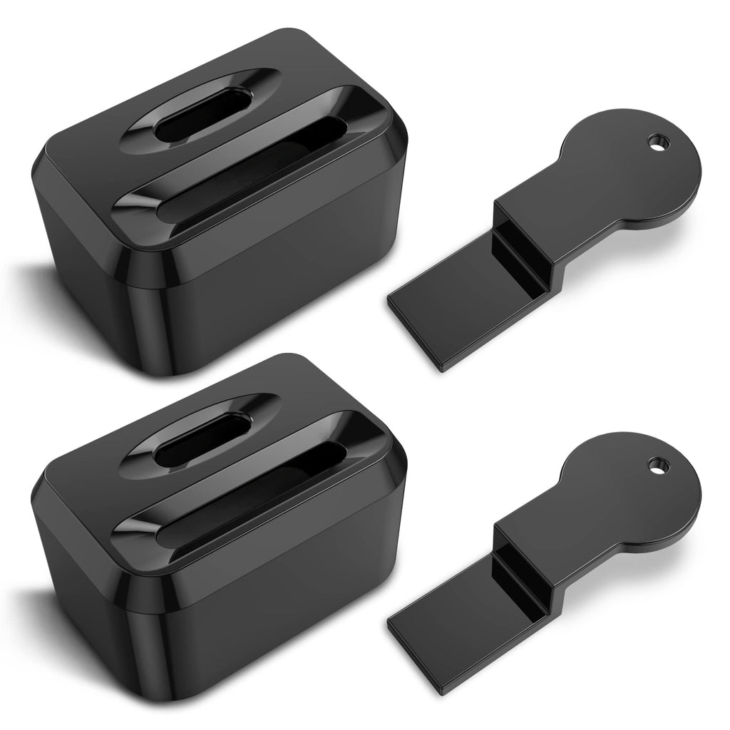Premium imported car seat belt lock cover set, ideal for enhancing safety and comfort. Available at Curat Cart.