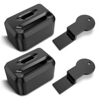 Premium imported car seat belt lock cover set, ideal for enhancing safety and comfort. Available at Curat Cart.