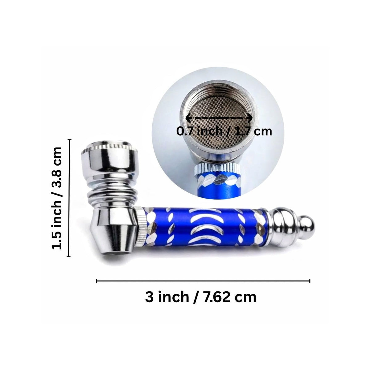 Elevate your smoking experience with this Traditional Tobacco Pipe Kit, perfect for daily use. Available at Curat Cart.