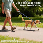 Dog Poop Bag Holder Dispenser enhances dog walking convenience. 100% Authentic, available at Curat Cart in India.