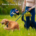 Durable Dog Poop Bag Holder Dispenser, easy to carry and use, ideal for pet owners. Available at Curat Cart.