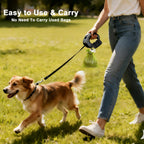 Effortlessly manage pet waste with our Dog Poop Bag Holder Dispenser, specially curated by Curat Cart for dog owners in India.