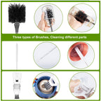 Explore the premium Bottle Brushes Cleaning Brush Set, featuring high-quality materials for effective cleaning. Available at Curat Cart.