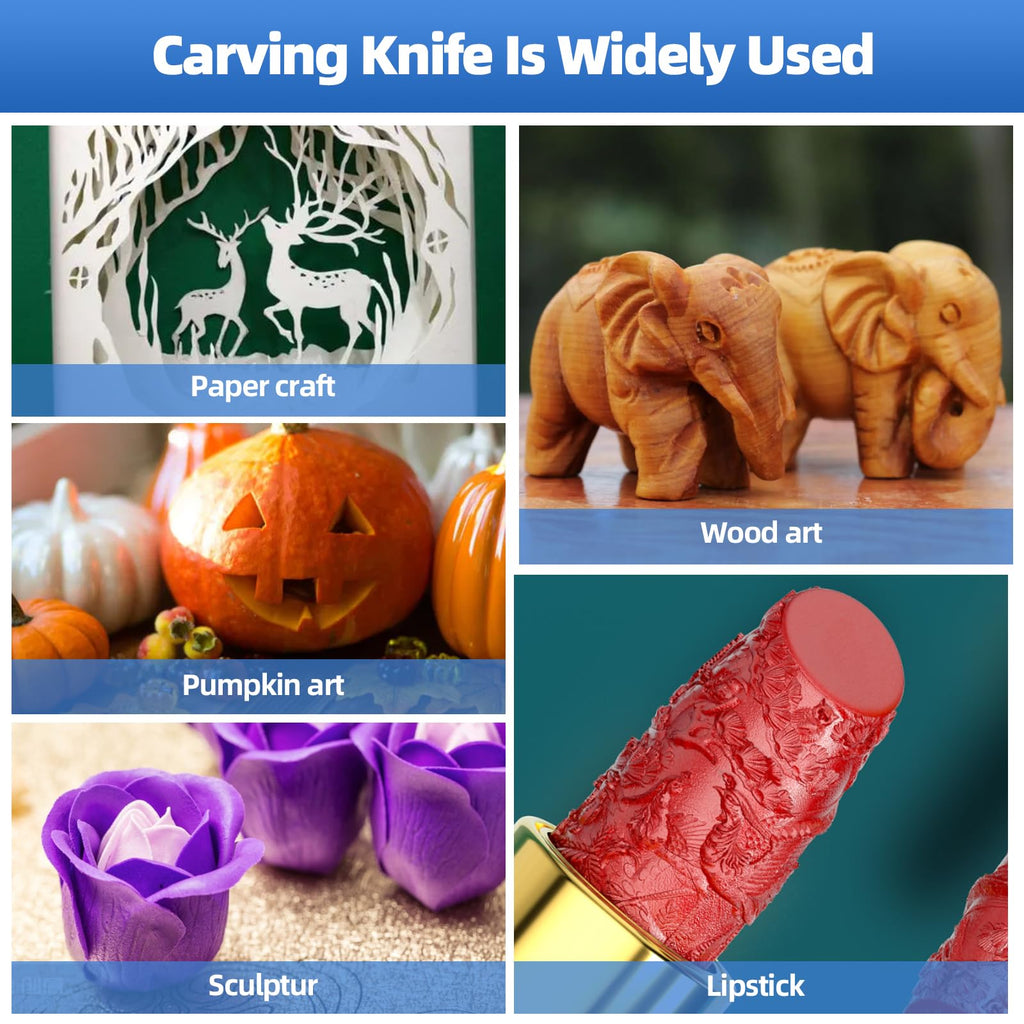 Explore the versatility of XEKIGU Craft Knives with Blades for paper, wood, and more. 100% Authentic, available at Curat Cart.