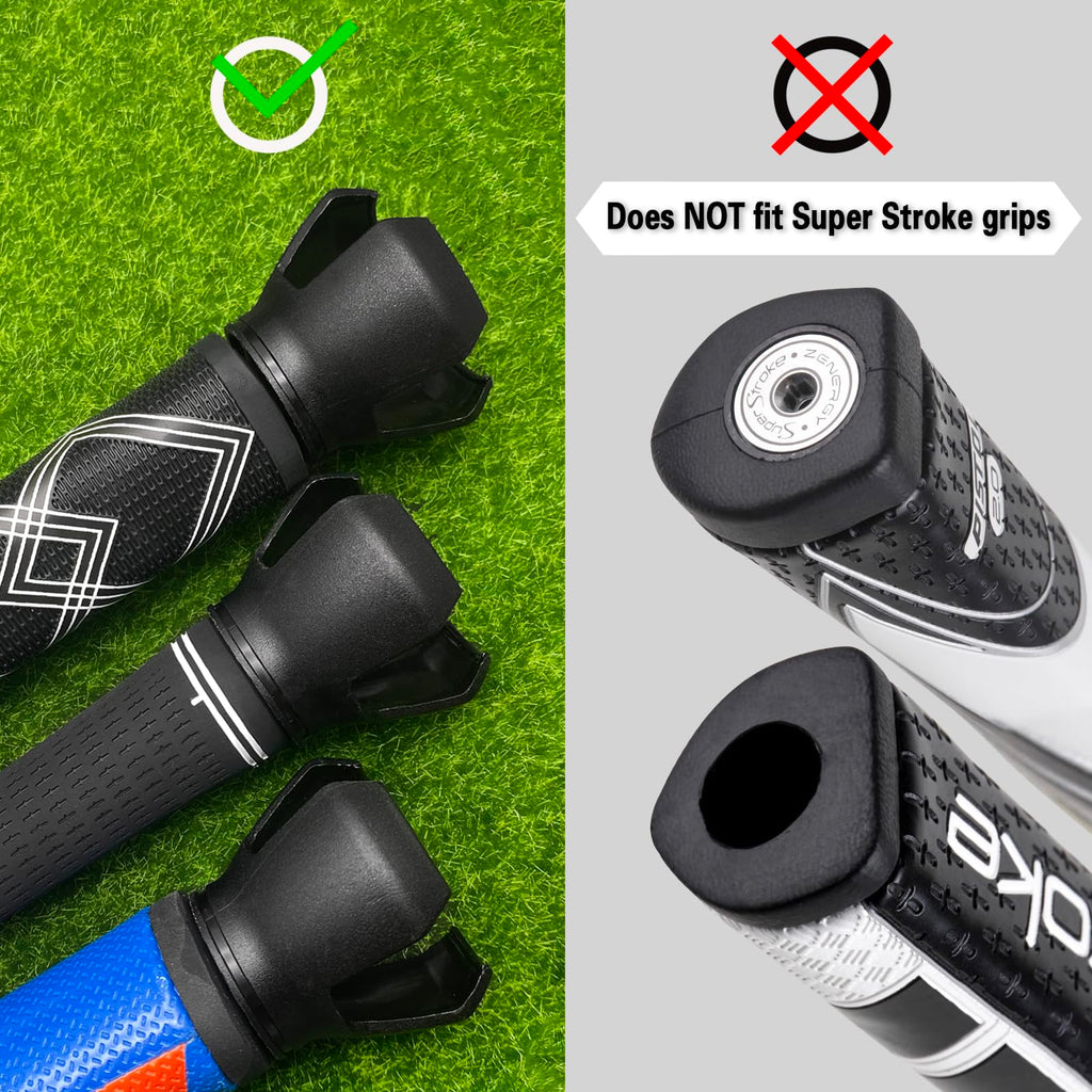 Discover the exclusive Golf Ball Retriever at Curat Cart, featuring unique grips for better performance. Not compatible with Super Stroke grips.