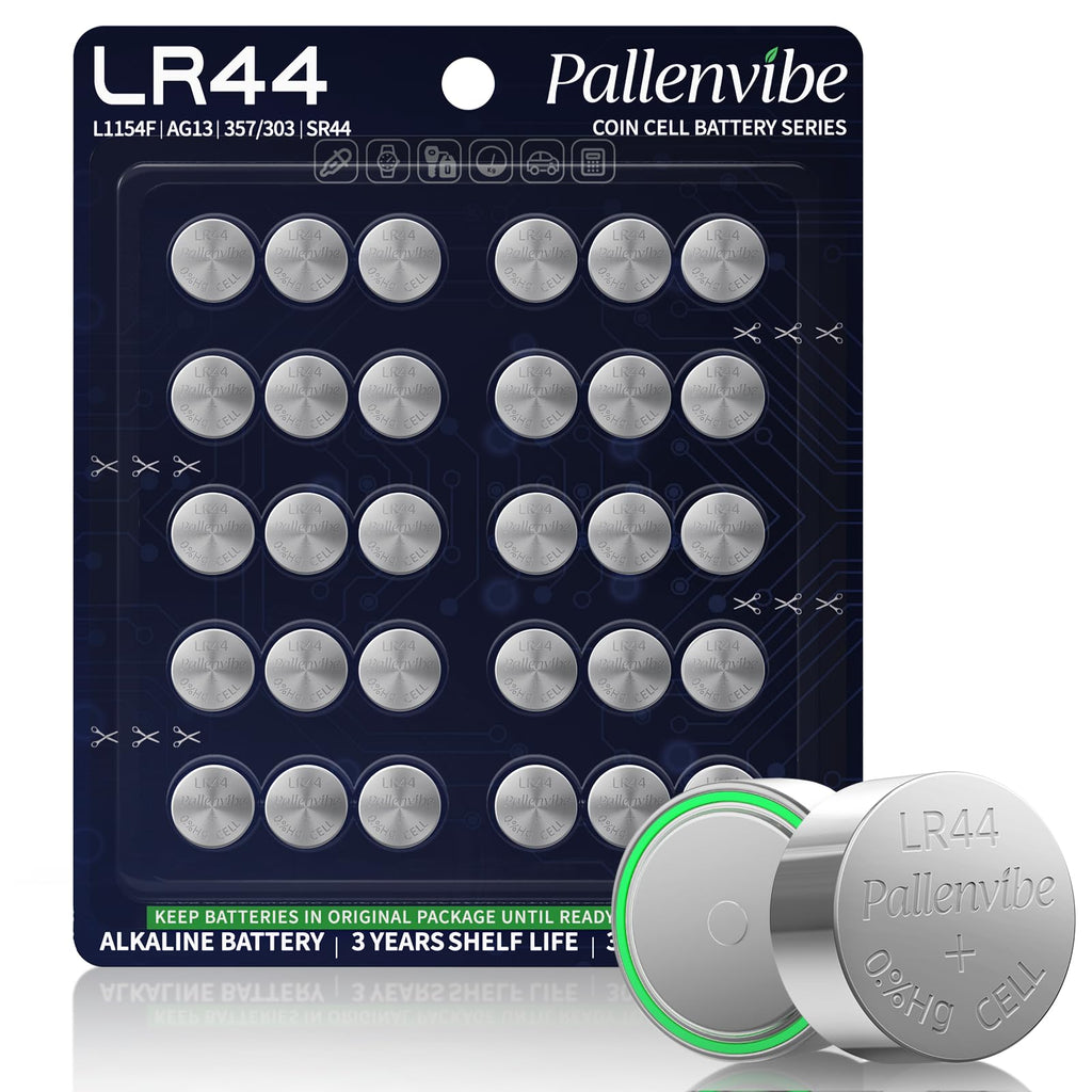 Premium imported LR44 button coin cell batteries in original packaging, ideal for reliable power. Available at Curat Cart.