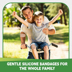 Gentle silicone bandages for sensitive skin, perfect for the whole family. 100% Authentic and available at Curat Cart.