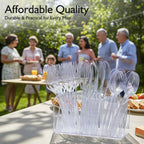 Discover premium imported clear heavy duty plastic forks at Curat Cart, ideal for every meal and gathering. Durable and practical.