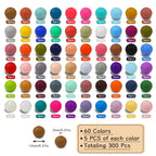 Explore 300 premium silicone beads for keychain making, available at Curat Cart. 100% Authentic and perfect for your creative projects.