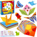 Discover the premium imported Origami Paper Kit for Kids, featuring vibrant colors and fun designs. Perfect for creative play from Curat Cart.