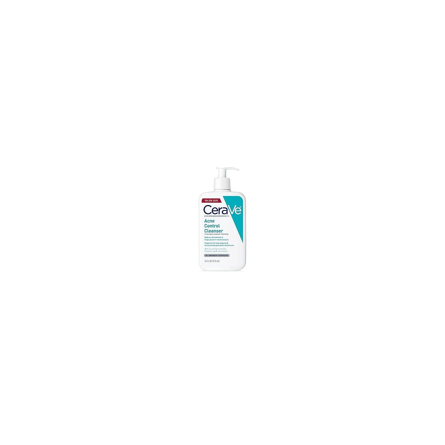 Buy now CeraVe Acne Treatment Face Wash, Salicylic Acid Cleanser with Purifying Clay, Niacinamide, and Ceramides, Pore Control and Blackhead Remover, 8 Ounce at indiglob india