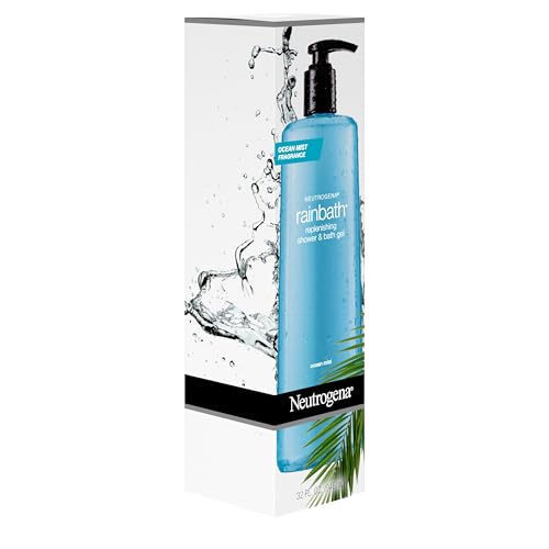 Buy now Neutrogena Rainbath Replenishing Shower and Bath Gel -Refreshing Body Wash with Moisturizing Formula for Soft Skin, Ocean Mist Scent, 32 fl. oz. (946 mL) Pump Bottle at indiglob india