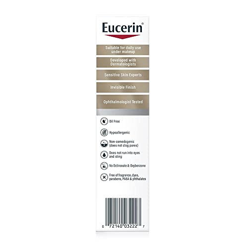 Buy now Eucerin Sun Age Defense SPF 50 Face Sunscreen Lotion with Hyaluronic Acid, Hypoallergenic, Non-Comedogenic Sunscreen SPF 50 Free of Fragrance, Oxybenzone and Octinoxate, 2.5 Fl Oz Bottle at indiglob india