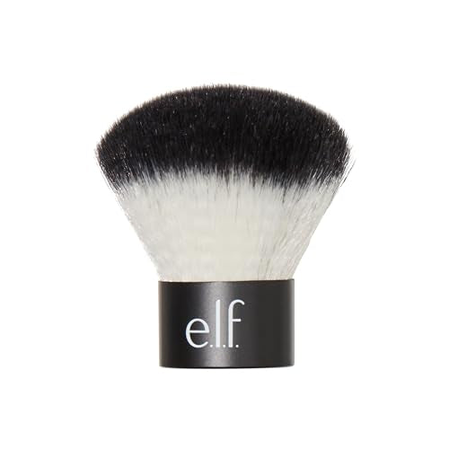 Buy now e.l.f. Kabuki Face Brush, Travel-Sized Makeup Brush For Precise & Controlled Application On-The-Go, Vegan & Cruelty-Free at indiglob india