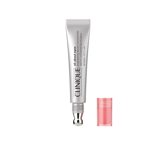 Buy now Clinique All About Eyes Brightening Serum Concentrate With Vitamin C, Hyaluronic Acid + Retinol | Hydrating + Reduces Dark Circles, 0.34 Fl Oz at indiglob india