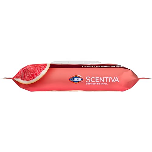 Buy now Clorox Scentiva Disinfecting Wipes, Grapefruit and Orange Blossom, 75 Ct., Pack of 3 (Pack May vary) at indiglob india