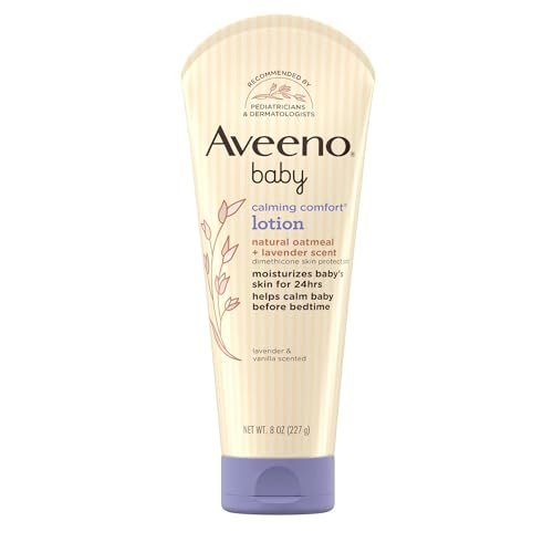 Buy now AVEENO Baby Lavender & Vanilla Calming Comfort Lotion 8 oz (Pack of 3) at indiglob india