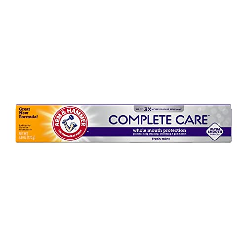 Buy now ARM & HAMMER Complete Care Toothpaste, Teeth Whitening Toothpaste, Fluoride, Whole Mouth Protection, Fresh Mint Flavor, 6.0 oz (Pack of 1) at indiglob india