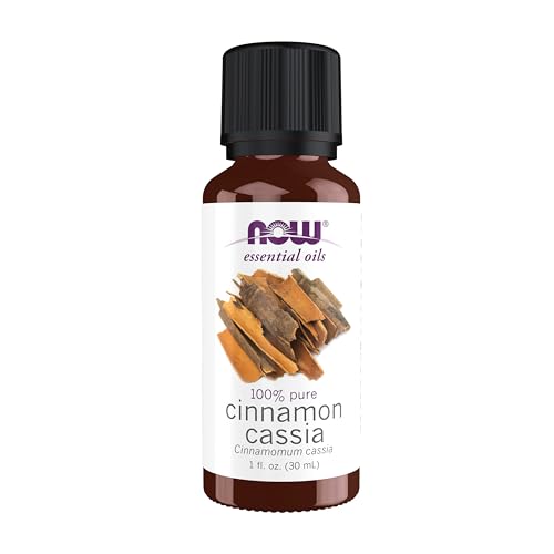 Buy now NOW Essential Oils, Cinnamon Cassia Oil, Warming Aromatherapy Scent, Steam Distilled, 100% Pure, Vegan, Child Resistant Cap, 1-Ounce at indiglob india