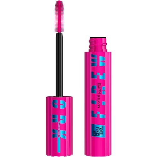 Buy now Maybelline Lash Sensational Firework Waterproof Mascara, Lengthening & Volumizing Mascara for up to 24HR wear, Very Black, 1 Count at indiglob india