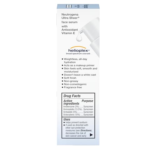 Buy now Neutrogena Ultra Sheer Face Sunscreen with Vitamin E & SPF 60, Sunscreen for Face with Broad Spectrum UVA/UVB Protection, Fragrance-Free, Oxybenzone-Free, Water-Resistant (80 minutes), 1.7 Fl Oz at indiglob india