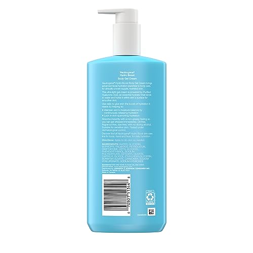 Buy now Neutrogena Hydro Boost Body Gel Cream, Hydrating Body Lotion with Hyaluronic Acid for Sensitive Skin, Fragrance-Free Hyaluronic Acid Moisturizer, 16 oz, 2 Pack at indiglob india