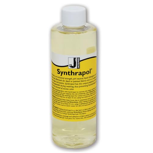 Buy now Jacquard Synthrapol Prewash and After Wash Liquid detergent for Dyed or Painted Fabrics, Industrial Strength, pH Neutral, 8 fl oz at indiglob india