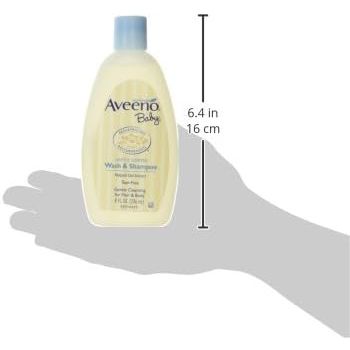 Buy now Aveeno Lightly Scented Baby Wash & Shampoo 8 oz. - Pack of 6 at indiglob india