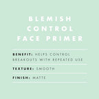 Buy now e.l.f. Blemish Control Face Primer, Soothing & Hydrating Makeup Primer For Fighting Blemishes, Grips Makeup To Last, Vegan & Cruelty-free, Small at indiglob india