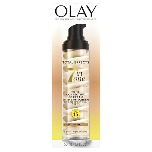 Buy now Olay Total Effects Tone Correcting Face Moisturizer with Sunscreen SPF 15, Light to Medium 1.7 Ounces at indiglob india
