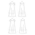 Buy now New Look U06352A Misses' Dress Sewing Pattern Packet, Code 6352, Sizes 8-10-12-14-16-18 at indiglob india