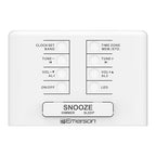 Buy now Emerson CKS1500 SmartSet Dual Alarm Clock Radio with AM/FM, 0.9” Blue LED Display, 4-Level Dimmer, Blue Accent Light, Sleep Timer & Auto Time Setting at indiglob india