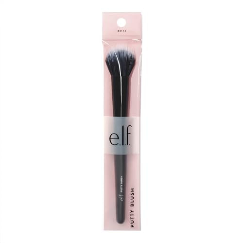 Buy now e.l.f. Putty Blush Brush, Makeup Brush For Putty & Cream Formulas, Easily Applies Blush & Bronzer For An Airbrushed Look, Vegan & Cruelty-Free at indiglob india