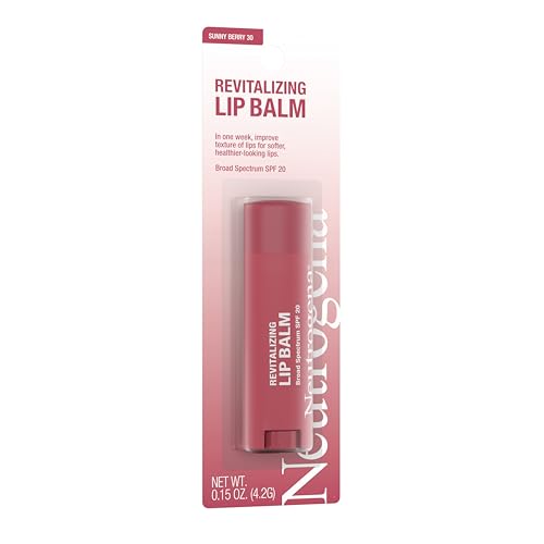 Buy now Neutrogena Revitalizing Tinted Lip Balm Broad Spectrum SPF 20 Sunscreen, Moisturizing Lip Balm with a Sheer Tint for Softer, Smoother, Healthier-Looking Lips, Sheer Sunny Berry 30, .15 oz at indiglob india