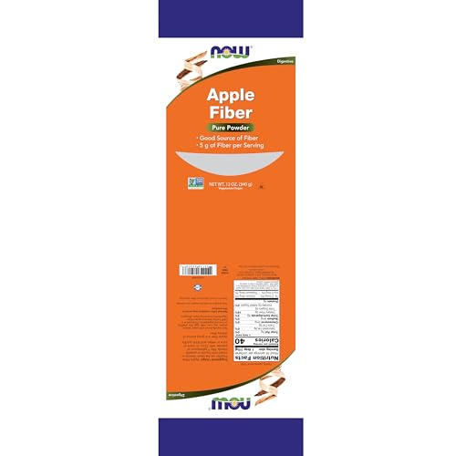 Buy now NOW Supplements, Pure Apple Fiber Powder with Apple Pectin, Non-GMO Project Verified, 12-Ounce at indiglob india