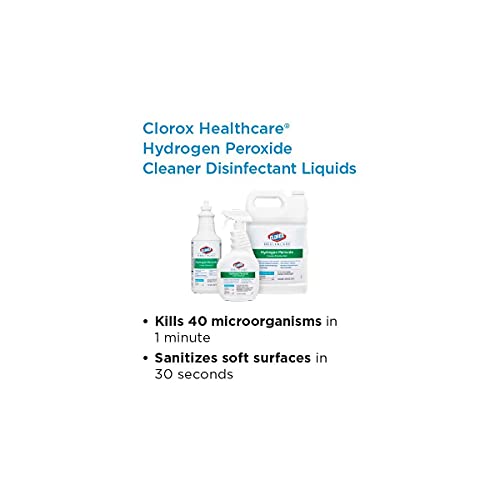 Buy now Clorox Healthcare Hydrogen Peroxide Cleaner Disinfectant, Bleach Free, 32 Fluid Ounces (Package May Vary) at indiglob india