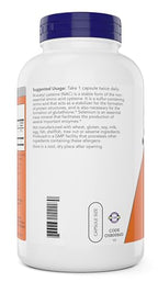 Buy now Now NAC 600 mg, 400 Capsules, N-Acetyl Cysteine with Selenium at indiglob india